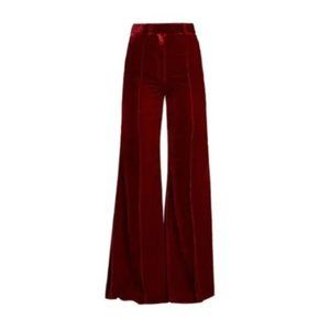 RACIL Lincoln wide-leg velvet trousers